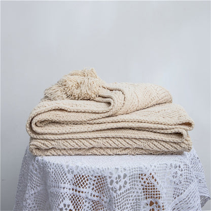 Old Fashioned Woven Throw Blanket