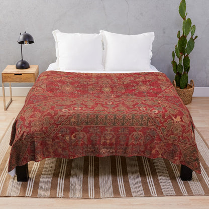 Large Boho Style Pattern Throw Blanket
