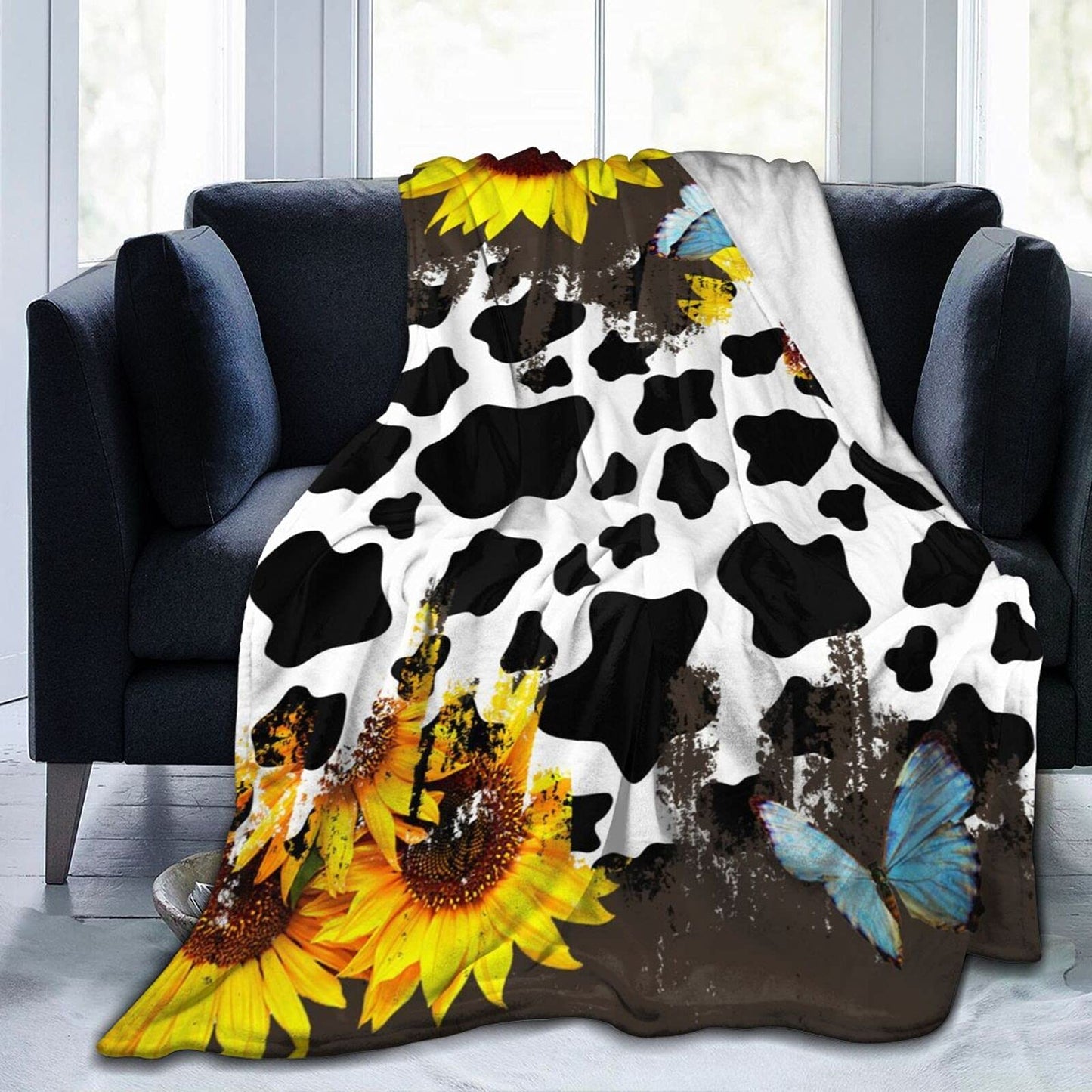 Cow Print Blanket