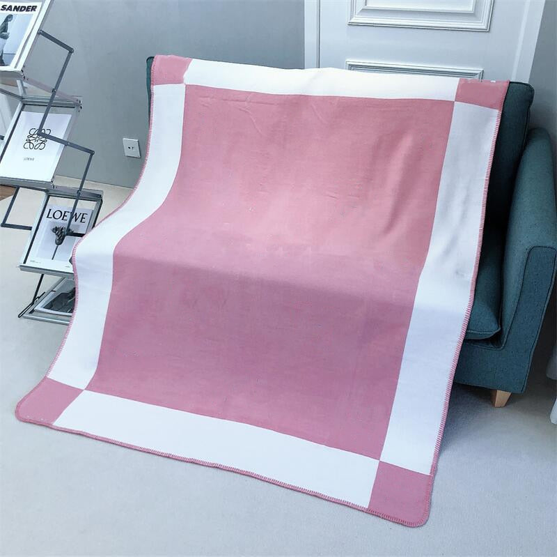 Cashmere Luxury Throw Blankets Simple Pattern